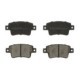 Set placute frana Spate LPR pentru ABARTH GRANDE PUNTO, FIAT GRANDE PUNTO, OPEL CORSA D, dimensiuni 47.0 mm x 102.0 mm x 17.0 mm