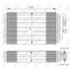 Evaporator aer conditionat NRF 8391356 E 36 BMW 325 TDS TOURING 1993-1998, inaltime 285 mm, latime 190 mm, grosime 67 mm