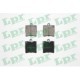 Set placute frana spate LPR pentru MERCEDES C (CL203), C T-MODEL (S202, S203), C (W202, W203), CLC (CL203), CLK (A208, A209, C208, C209)