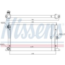 Radiator, racire motor NISSENS