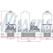 Radiator ulei, ulei motor NISSENS