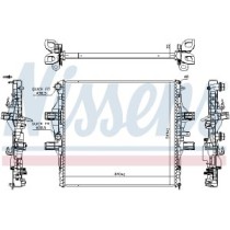 Radiator, racire motor NISSENS