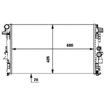 Radiator, racire motor MAHLE