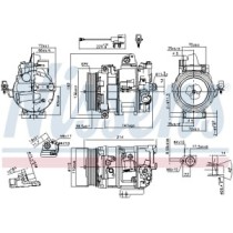 Compresor, climatizare NISSENS