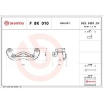 Set montaj etriere frana BREMBO