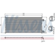 Condensator, climatizare NISSENS