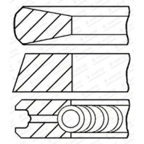 Set segmenti piston GOETZE