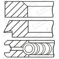 Set segmenti piston GOETZE