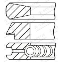 Set segmenti piston GOETZE