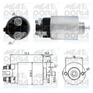 Solenoid, electromotor MEAT & DORIA