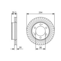 Disc frana BOSCH