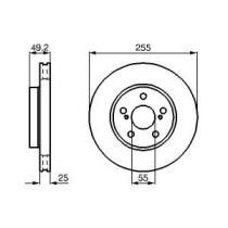 Disc frana BOSCH