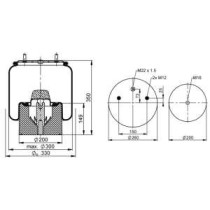 Burduf, suspensie pneumatica CONTITECH