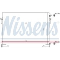 Condensator, climatizare NISSENS