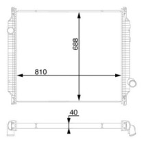 Radiator, racire motor MAHLE