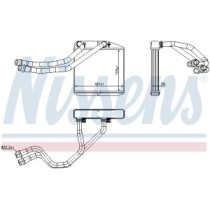 Schimbator caldura, incalzire habitaclu NISSENS