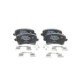 Set placute frana Spate BOSCH pentru AUDI A4 ALLROAD B8, A4 B8, A5, Q5 1.8-4.2 06.07-05.17, Inaltime 58.5 mm, Latime 116.7 mm, Grosime 17.3 mm