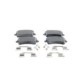 Set placute frana Spate BOSCH pentru AUDI A4 ALLROAD B8, A4 B8, A5, Q5 1.8-4.2 06.07-05.17, Inaltime 58.5 mm, Latime 116.7 mm, Grosime 17.3 mm