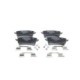 Set placute frana Spate BOSCH pentru AUDI A4 ALLROAD B8, A4 B8, A5, Q5 1.8-4.2 06.07-05.17, Inaltime 58.5 mm, Latime 116.7 mm, Grosime 17.3 mm