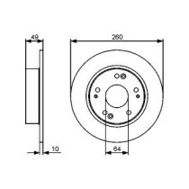 Disc frana BOSCH