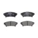 Set placute frana spate BOSCH pentru LEXUS GS, RC; TOYOTA MIRAI, PRIUS PLUS 1.8H-Electric 05.11, dimensiuni 45.6mm x 115.7mm x 15.2mm