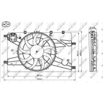 Ventilator, radiator NRF