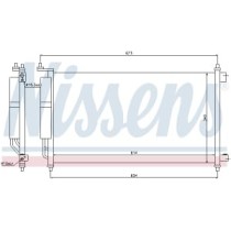 Condensator, climatizare NISSENS