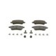 Set placute frana fata BOSCH pentru CITROEN XSARA, XSARA/KOMBI; PEUGEOT 206, 306, 306/HATCHBACK, 306/KOMBI 52.5mm x 131.0mm x 17.5mm