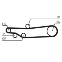 Curea de distributie CONTITECH