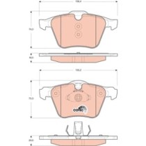 Set placute frana,frana disc TRW MOTO