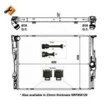 Radiator, racire motor NRF