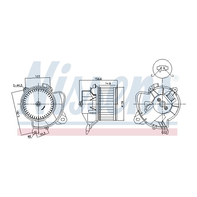 Ventilator, habitaclu NISSENS