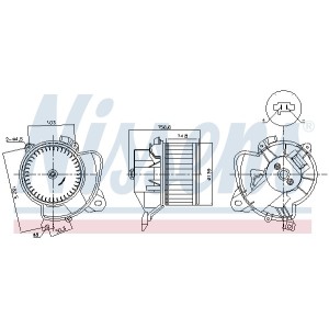 Ventilator, habitaclu NISSENS