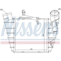 Intercooler, compresor NISSENS