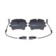 Set placute frana Spate BOSCH AUDI A8 D4 2.0-4.2D 11.09-01.18 59.0 mm x 116.4 mm x 17.3 mm