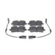 Set placute frana Spate BOSCH AUDI A8 D4 2.0-4.2D 11.09-01.18 59.0 mm x 116.4 mm x 17.3 mm