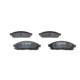 Set placute frana fata BOSCH pentru MITSUBISHI L200, TRITON, PAJERO SPORT II 2.4D-3.5, Inaltime 51.0 mm, Latime 155.4 mm, Grosime 16.5 mm