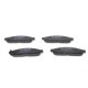 Set placute frana fata BOSCH pentru MITSUBISHI L200, TRITON, PAJERO SPORT II 2.4D-3.5, Inaltime 51.0 mm, Latime 155.4 mm, Grosime 16.5 mm