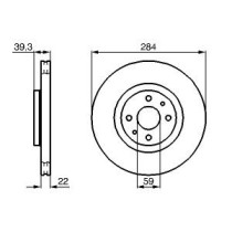 Disc frana BOSCH