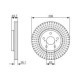 Disc frana BOSCH Fata Dreapta/Stanga 296.0 mm, Inaltime 49.3 mm, Grosime 28.0 mm, LEXUS GS, IS C, IS II, IS III; TOYOTA CROWN, MARK X