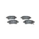 Set placute frana spate BOSCH NISSAN PATHFINDER III XTERRA 2.5D/3.0D/4.0 41.0 mm x 110.6 mm x 15.8 mm