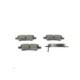 Set placute frana spate BOSCH NISSAN PATHFINDER III XTERRA 2.5D/3.0D/4.0 41.0 mm x 110.6 mm x 15.8 mm