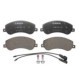 Set placute frana fata BOSCH pentru FORD TRANSIT, VW AMAROK 2.0D-3.2D, inaltime 66.7 mm, latime 165.0 mm, grosime 18.8 mm