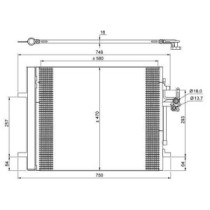 Condensator, climatizare NRF