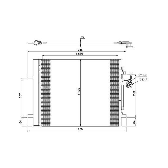 Condensator, climatizare NRF