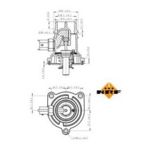 Termostat,lichid racire NRF