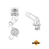 Termostat,lichid racire NRF