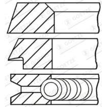 Set segmenti piston GOETZE