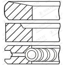 Set segmenti piston GOETZE