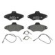 Set placute frana fata BOSCH pentru CITROEN XANTIA 1.6-2.0D 03.93-04.03, inaltime 60 mm, latime 131.1 mm, grosime 17 mm